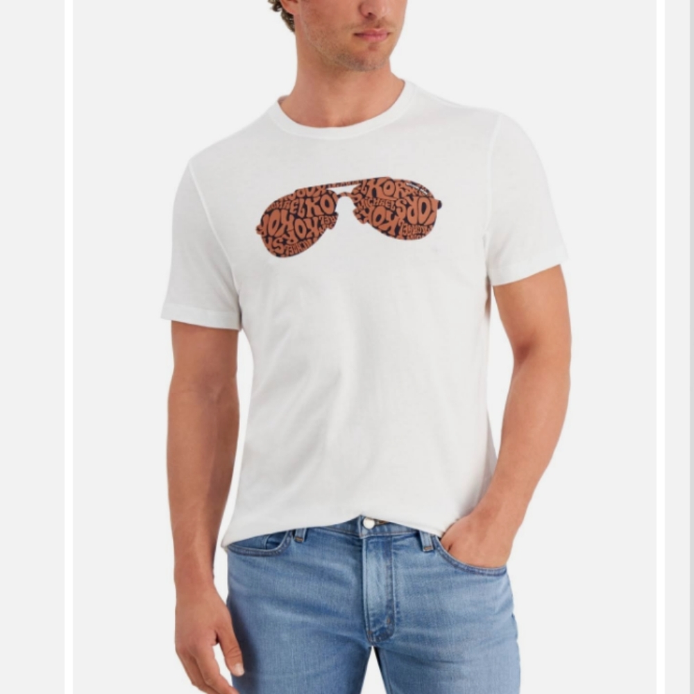 Michael Kors Aviator Men's Sunglasses Graphic T-shirt Tee XL
